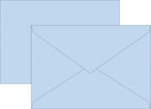 BRUNNEN 105125432 Briefumschlag C5 80g h.bl mFut 10St