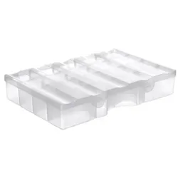 smartstore Aufbewahrungsbox ORGANIZER 38 5 Liter transparent - Transparent