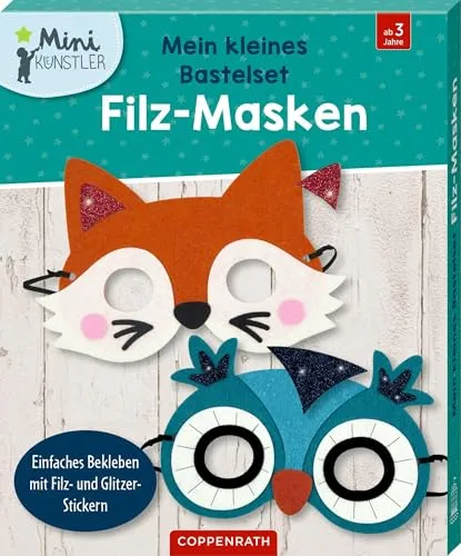 Produktbild Mein kleines Bastelset: Filz-Masken: Fuchs / Eule (Mini-Künstler)