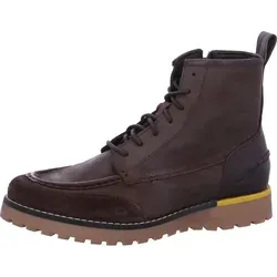 Bullboxer Stiefelette aus Leder - Wanderschuhe mit markantem Design, hochwertigem Leder und seitlichem Reißverschluss für einfaches An- und Ausziehen. Ideal für urbane Looks und Outdoor-Aktivitäten.