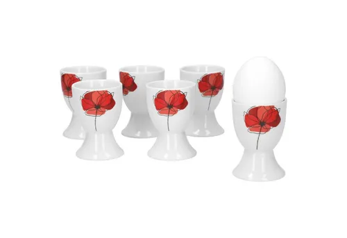 van Well Eierbecher 6er Set Eierbecher Monika 4,8cm