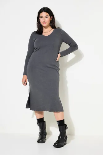 Studio Untold Midikleid Schlauchkleid Slim Shape Rippjersey