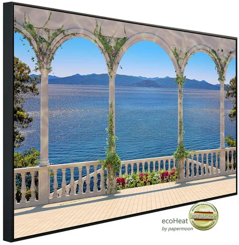 Papermoon Infrarotheizung INFRAROT-BILD-HEIZUNG für Terrasse - Energiesparende Infrarotheizung mit TÜV-Rheinland/Zertifizierung für behagliche Wärme. Ideal für den Wohnraum, sorgt für ein angenehmes Raumklima und eine schnelle Erwärmung.