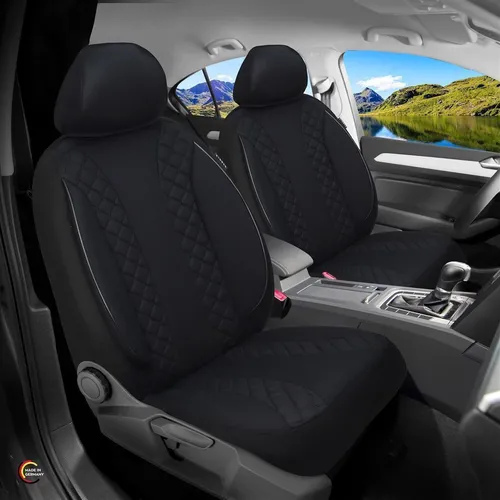 BREMER SITZBEZÜGE Autositzbezug für BMW 2er U06 Active Tourer - Hochwertige Autositzbezüge in Schwarz, passend für BMW 2er U06 ab 2021. Einfache Montage mit Klettsystem, atmungsaktiv und für Sitzheizungen geeignet – für Komfort und Schutz bei jeder Fahrt.