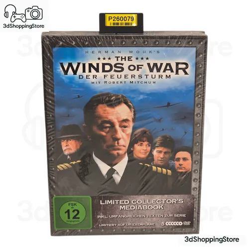 The Winds of War - Der Feuersturm (Limitiertes Mediabook) - Collector's Edition - Limitierte Collector's Edition auf DVD, hochwertig und einzigartig für Sammler, ideal für Filmfans und Liebhaber von historischen Epen.