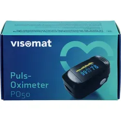 Visomat Pulsoximeter PO50 - Präzise Sauerstoffmessung - Medizinischer Bedarf, bietet schnelle und zuverlässige Messung der Blutsauerstoffsättigung für Ihre Gesundheit.