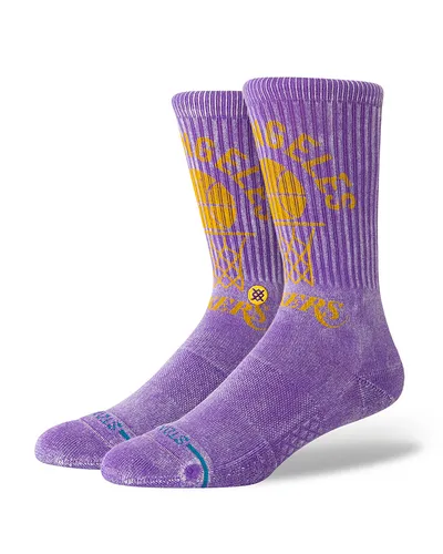 Stance Tagessocke Crew NBA Vintage LA Lakers violett von Stance