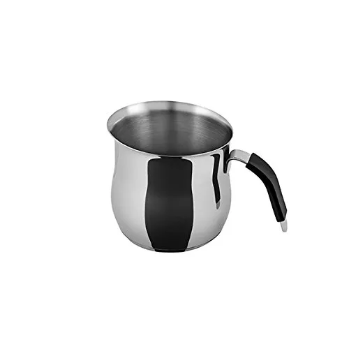 Officine Standard 8448604 Milchkännchen Edelstahl, Stand, 450 cc, Stahl/schwarz