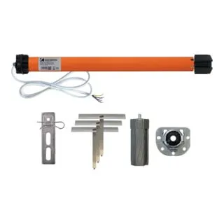 Kaiser Nienhaus 120020-SET Rohrmotor Favorit Electronic-Mercato, 161W - Gurtwickler & Zubehör, intelligenter Rohrmotor mit flüsterleisem Betrieb und elektronischer Hinderniserkennung für maximalen Schutz Ihrer Rollläden.