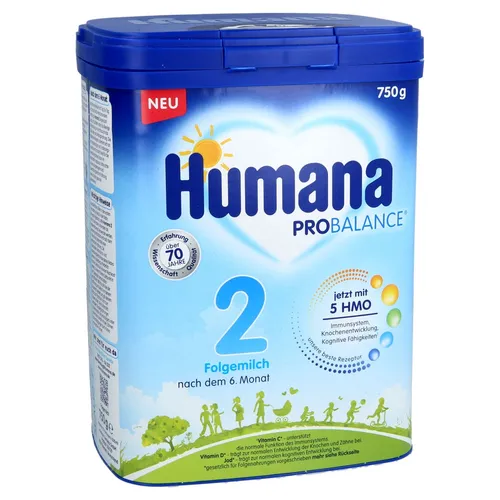 Humana Folgemilch 2 Probalance 5hmo 750 g von Humana
