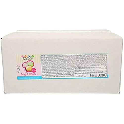 FunCakes Rollfondant Weiß mit Vanille-Geschmack 12,5kg (5x 2,5kg)