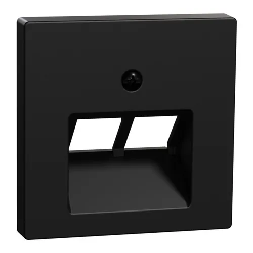 MERTEN MEG4522-0403 UAE-Einsatz 2fach schwarz matt System M Zentralplatte