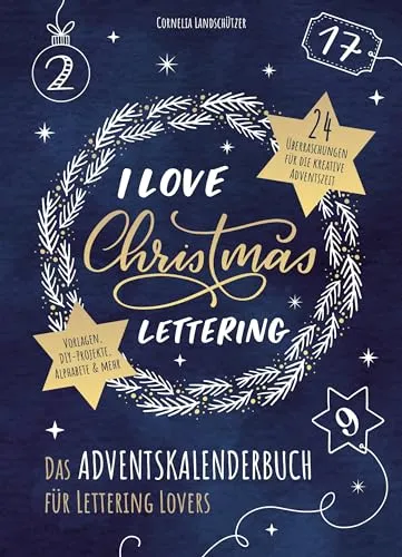 Produktbild I Love Christmas Lettering