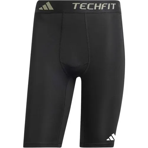 ADIDAS Herren Tight TECHFIT Compression Training Kurz - Kurze TECHFIT Leggings für Herren, ideal für hybrides Training. Die Kombination aus atmungsaktivem Mesh und feuchtigkeitsregulierender Technologie sorgt für optimalen Komfort und Bewegungsfreiheit.