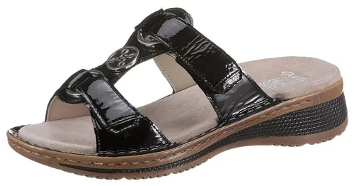 ARA Damen HAWAII Pantolette Schwarz 38 - Elegante Lederschuhe - Pantoletten für Damen mit hochwertigem Leder-Obermaterial, bequemem Keilabsatz und ideal für stilvolle Sommerlooks.