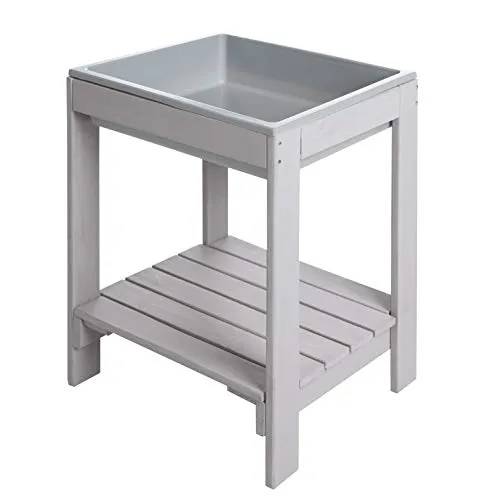 Roba Outdoor Kinder-Spieltisch Tiny - Sandkästen - Roba Outdoor Kinder-Spieltisch Tiny in grau mit integrierter Wanne für Sand oder Wasser, perfekt für kreative Spielstunden im Freien.