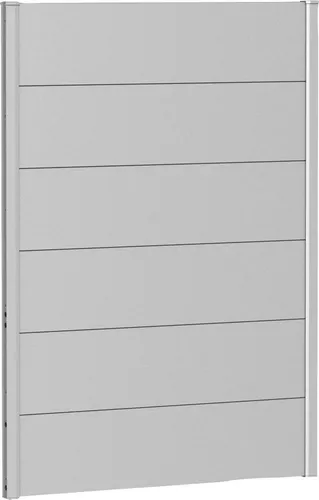Biohort Sichtschutz, ca. B100/H135 cm, Silber