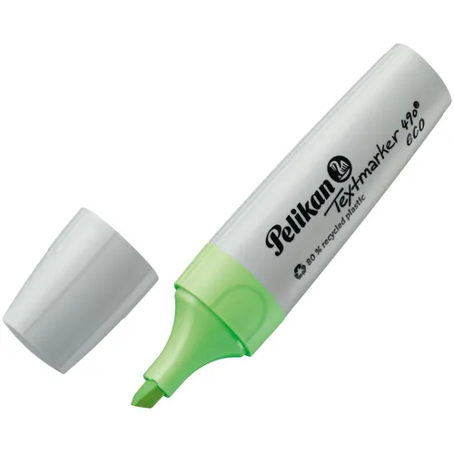 Pelikan Textmarker 490 eco 1 Stück auf Blister Neon-Grün von Pelikan