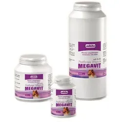 MIKITA MEGAVIT Calciumphosphat + Vitamin A + D3 - Vitamin- und Mineralstoffpräparat für Hunde 400 Tab.