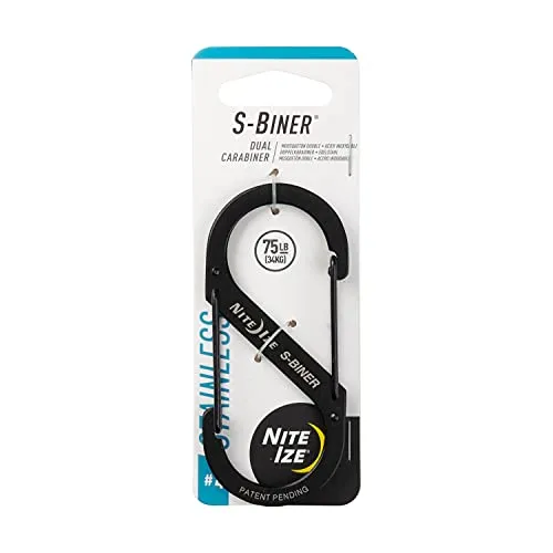 Nite Ize Karabiner S-Biner in schwarz von Nite Ize