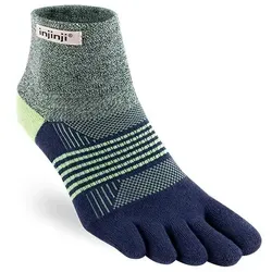 Injinji Damen Trail Midweight Mini Crew blau in blau von Injinji