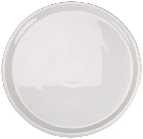 Saturnia 04001018 Napoli White Pizzateller, 33cm, Porzellan, weiß, 1 Stück