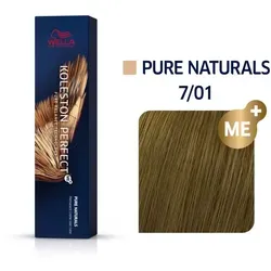 Wella Professionals Koleston Perfect Me+ Pure Naturals 7/01 mittelblond natur-asch 60ml