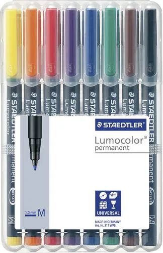 Universal pen Lumocolor perm M in schwarz von STAEDTLER
