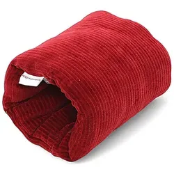 Mini-Stillkissen Cord dunkelrot