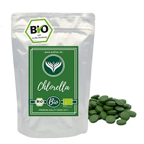 Azafran BIO Chlorella Algen Presslinge 500g