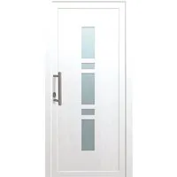 Kunststoff-Haustür K017 Weiß 110 cm x 210 cm von Panto