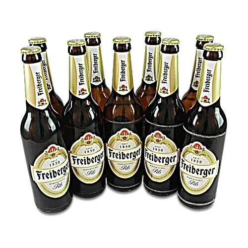 4,06€/1l) Freiberger Pils (9 Flaschen à 0,5 l / 4,9 % vol.