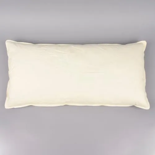 SCHÖNER LEBEN. Kissenfüllung Füllkissen Kopfkissen Federn 40x80cm