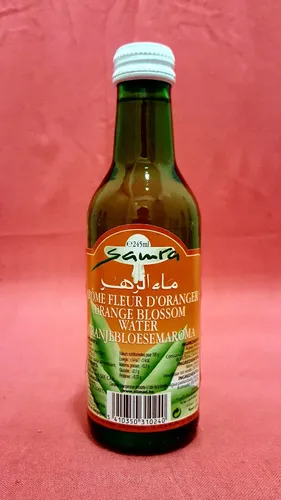Orangenblütenwasser 245 ml - Vielseitig für Küche und Kosmetik - Einzeln, ideales Gesichtswasser mit erfrischendem Duft, perfekt für die Hautpflege und als Aromazutat in der Küche.