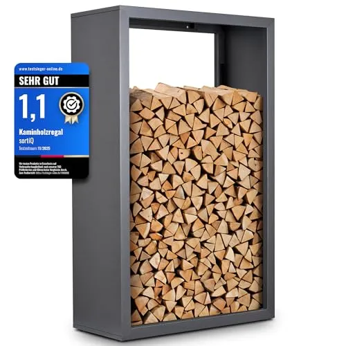 sortiQ Kaminholzregal Metall von sortiQ