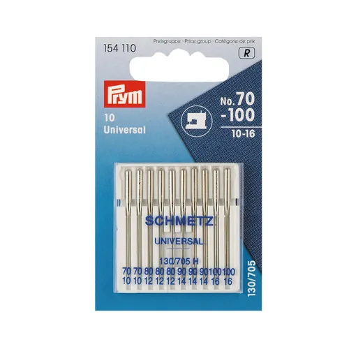 Prym 10 Stück Nähmaschinen-Nadeln Standard 130/75 70-100 von Prym Consumer Europe GmbH