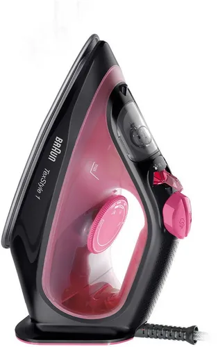 Braun Dampfbügeleisen TexStyle 1 SI1070PU - Bügeleisen mit Keramiksohle und 2000 W Leistung, ideal für schnelles und effektives Bügeln dank 35 Sek. Aufheizzeit und praktischen Funktionen wie Dampfausstoß und Tropf-Stop.