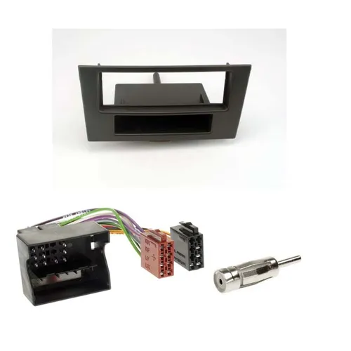 1-DIN Autoradio Radio Blende+Fach anthrazit für Ford Mondeo B4Y B5Y BWY ab2003