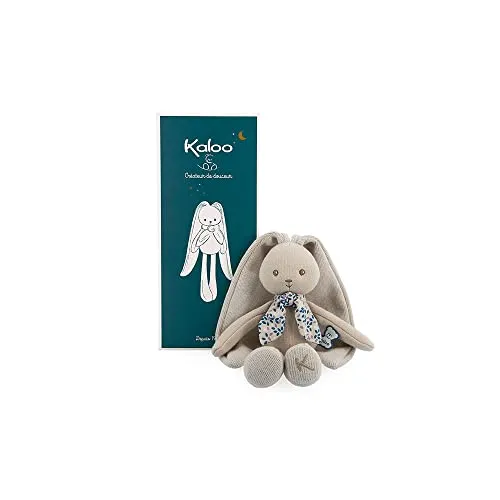 Kaloo - Lapinoo - Pantin Lapin - Baby Plüsch Jersey und Strick - 25 cm - Farbe Beige - Sehr weiches Material - Geschenkbox - Ab Geburt, K972204
