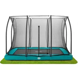 Salta Trampolin Comfort Edition Ground 305 cm x 214 cm Grün in grün von Salta
