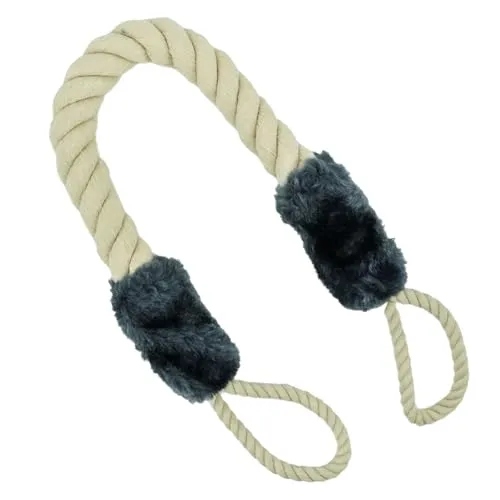 Selyse Türkordel Klemmschutz für Türen,Türklinken Stopper,Baumwolle Türstopper für Kinder und Haustier,Finger- und Klemmschutz,60 cm Sicherheitsschutz (blau)