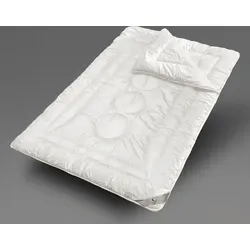 Magicline Bettdecke 155x220 cm | Premium 4-Jahreszeiten Decke - Bettdecken für ein perfektes Schlaferlebnis! Mit 100% Baumwollbezug, flauschiger Mikrofaserfüllung und pflegeleicht bei 95 Grad waschbar.
