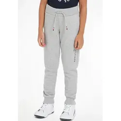 Tommy Hilfiger ESSENTIAL SWEATPANT für Kinder - Trainingsbekleidung für Mädchen, aus 100% Baumwolle, mit stylishen Applikationen und praktischen Taschen, ideal für Freizeit und Sport.