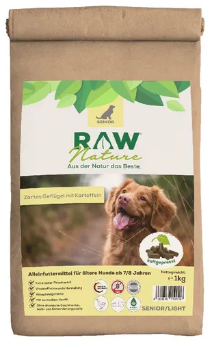 RAW Nature kaltgepresstes Trockenfutter SENIOR