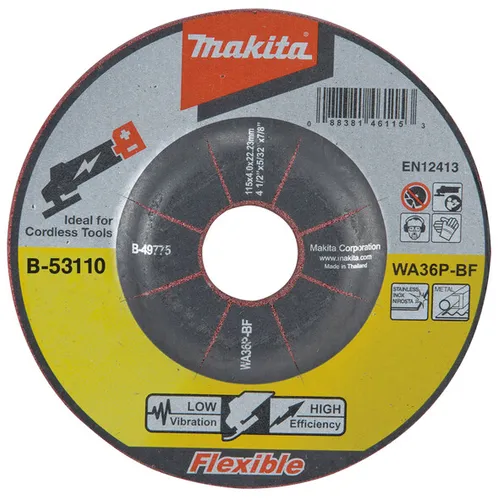 Produktbild Tarcza szlifierska 125x4x22, 23mm Inox B-53110