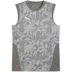 PUMA teamCUP Training Tanktop Herren Fußballtrikot grau XL - Atmungsaktives PUMA Fußballtrikot für Herren, ideal für Training und Freizeit. Das ärmellose Design sorgt für optimalen Komfort und Bewegungsfreiheit.