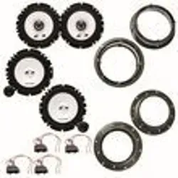 ALPINE SXE-1750S SXE-1725S Lautsprecher vorne hinten Einbauset für Golf 5