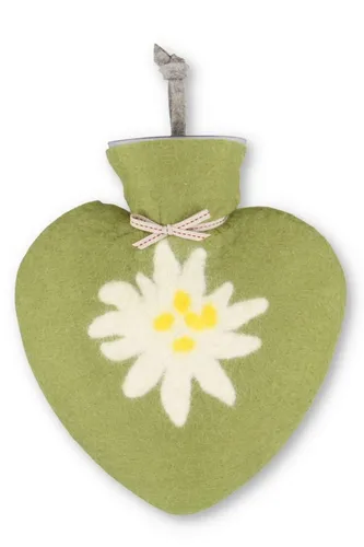 Dorothee Lehnen Wärmflasche Wärmflasche - EDELWEISS - rot, moos