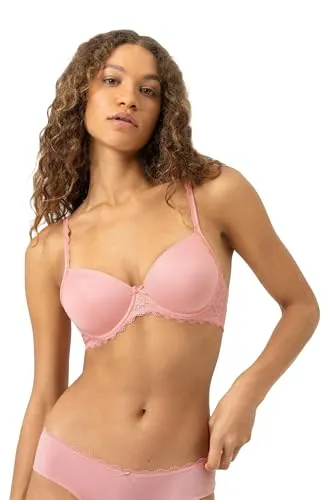 Mey Dessous Serie Amorous Damen Schalen-BHS Pink Nectar (85B) - Eleganter Schalen-BH mit gepolsterten Cups und verstellbaren Zierträgern. Ideal für den Alltag, sorgt für einen perfekten Sitz und hohen Tragekomfort.