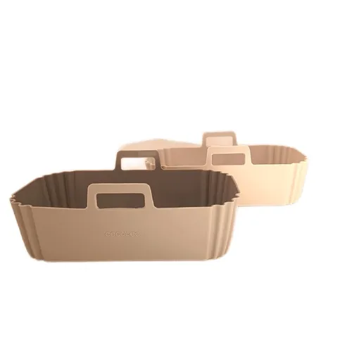 Cecotec Silikonform Backzubehör Cecofry TwinBucket rund 2 Stück BPA frei für Küc